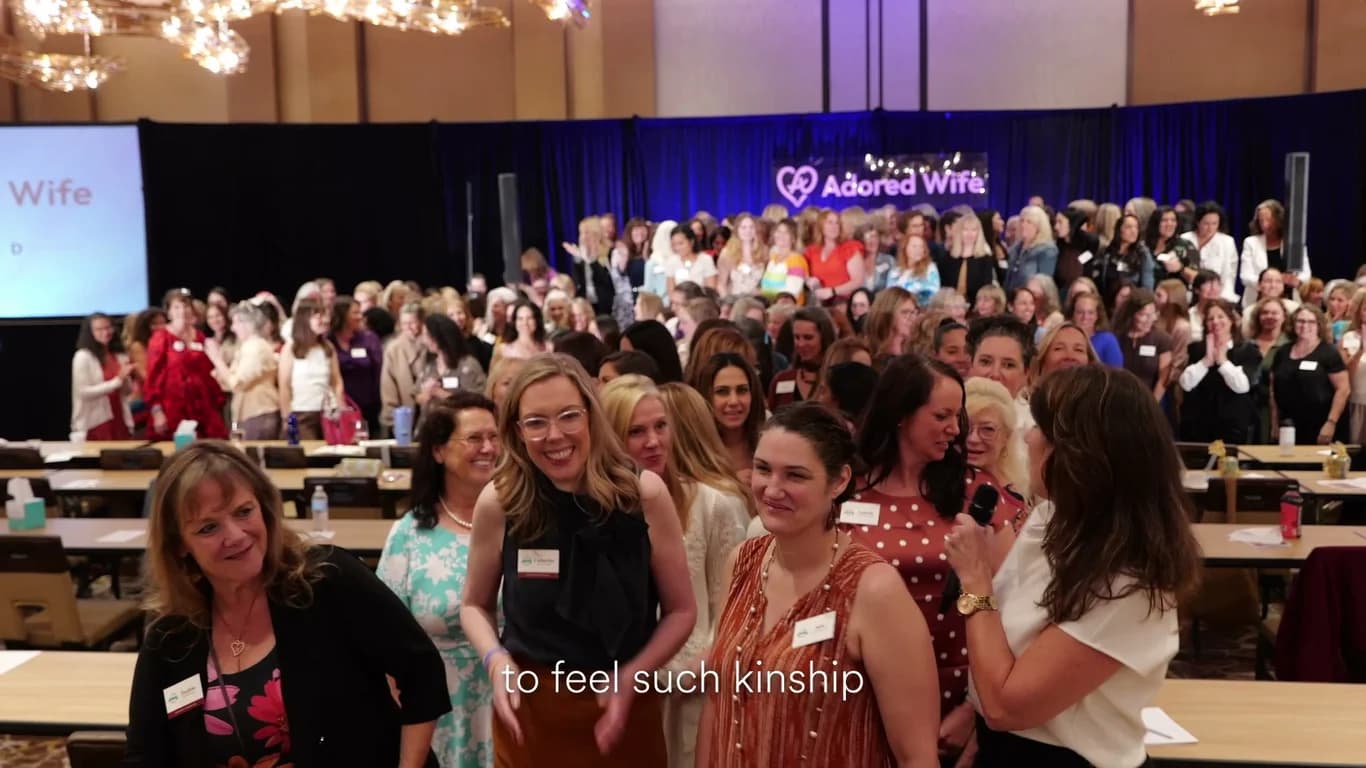 Still from the Adored Wife conference film