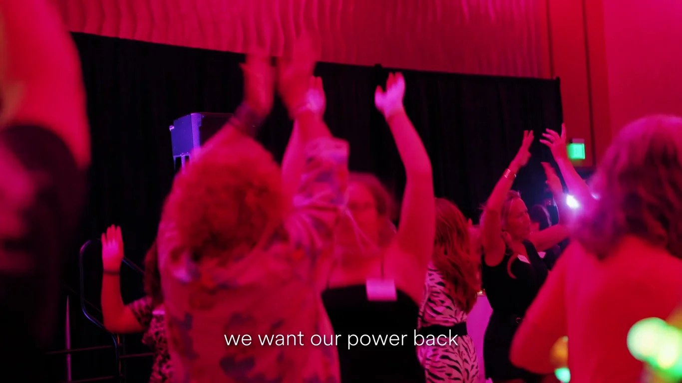 Still from the Adored Wife conference film