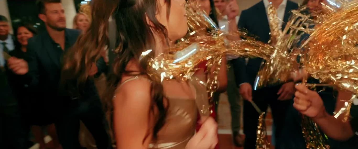 Still from the Nate + Angela wedding film