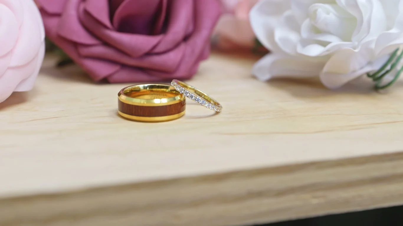 Still from the Brandon + Lola wedding film