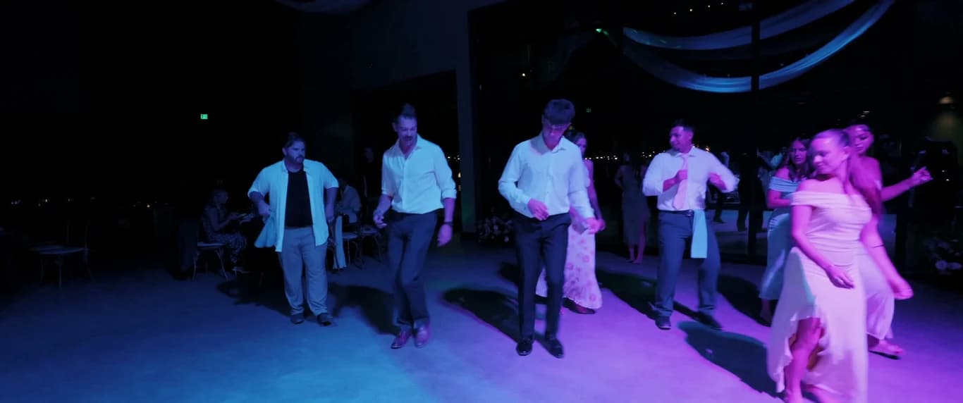 Still from the Denis + Cadin wedding film