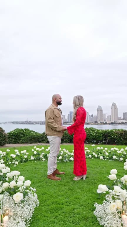 Still from the Jovin + Jordyn engagement film