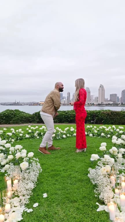 Still from the Jovin + Jordyn engagement film