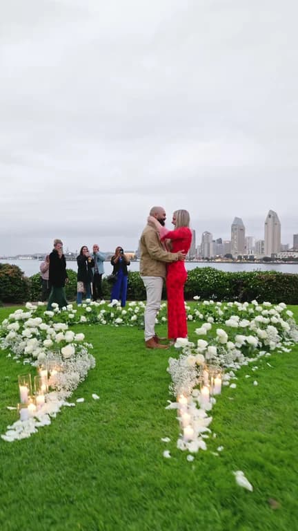 Still from the Jovin + Jordyn engagement film