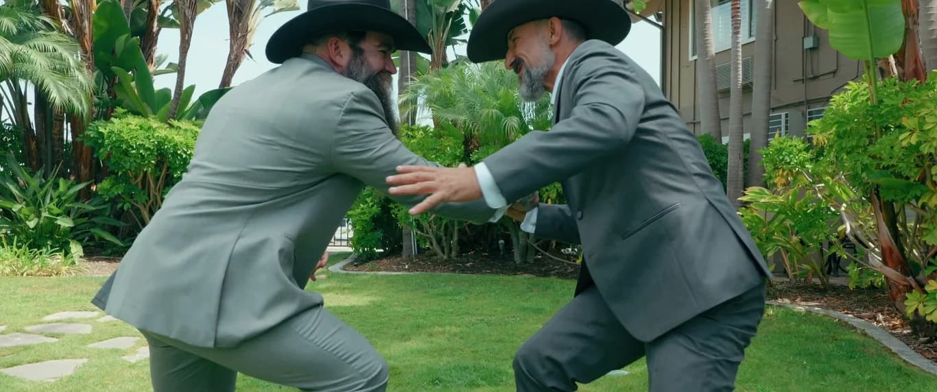 Still from the Kris + Pearl wedding film