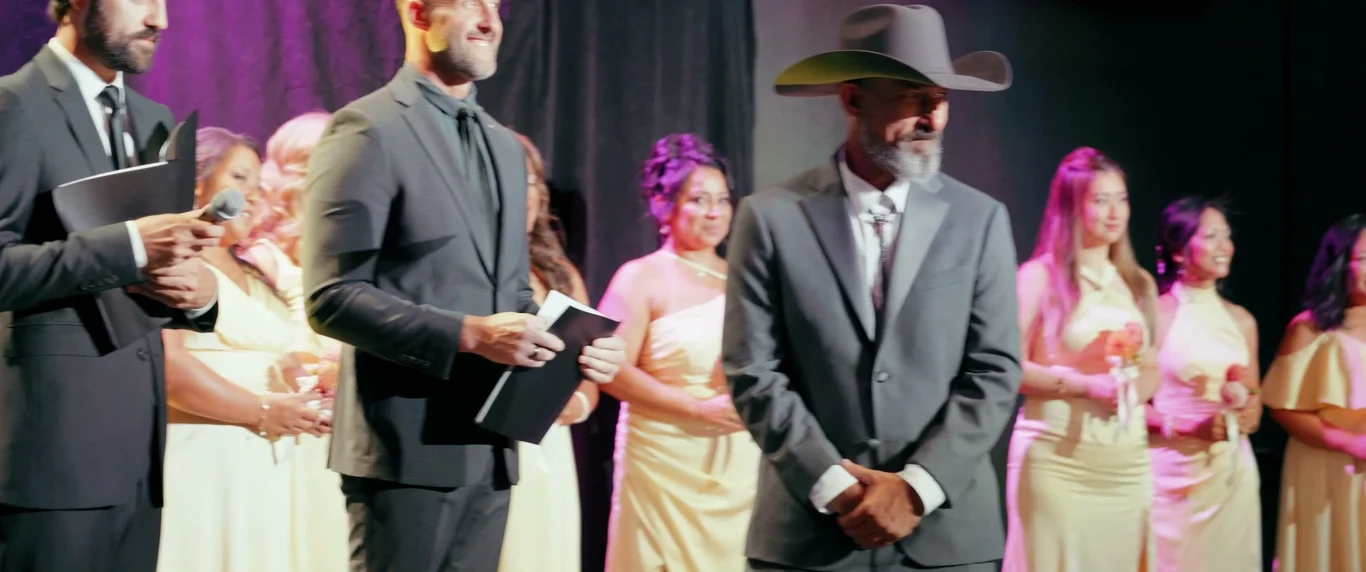 Still from the Kris + Pearl wedding film