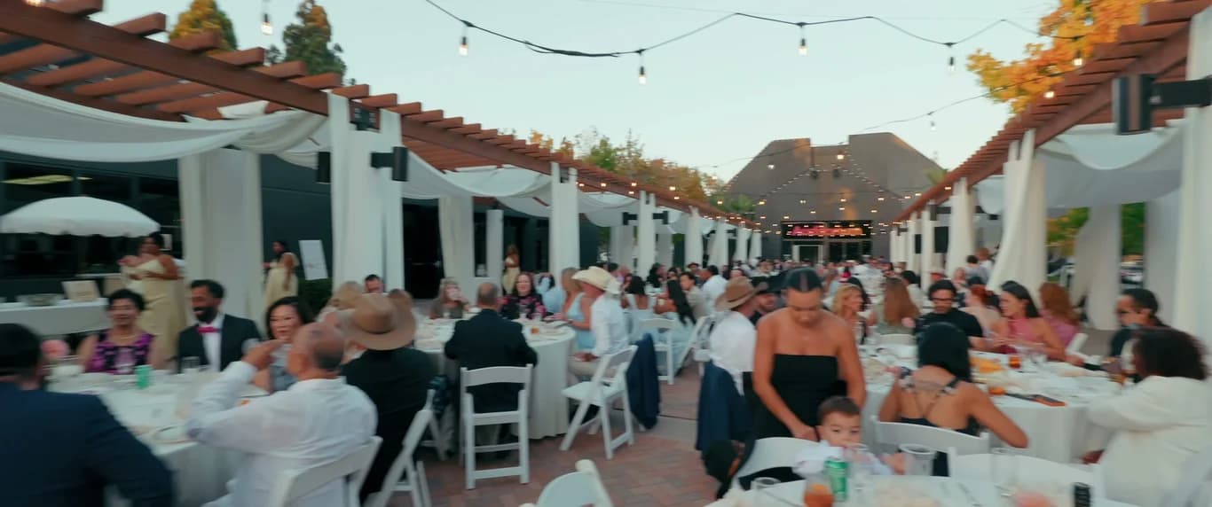 Still from the Kris + Pearl wedding film
