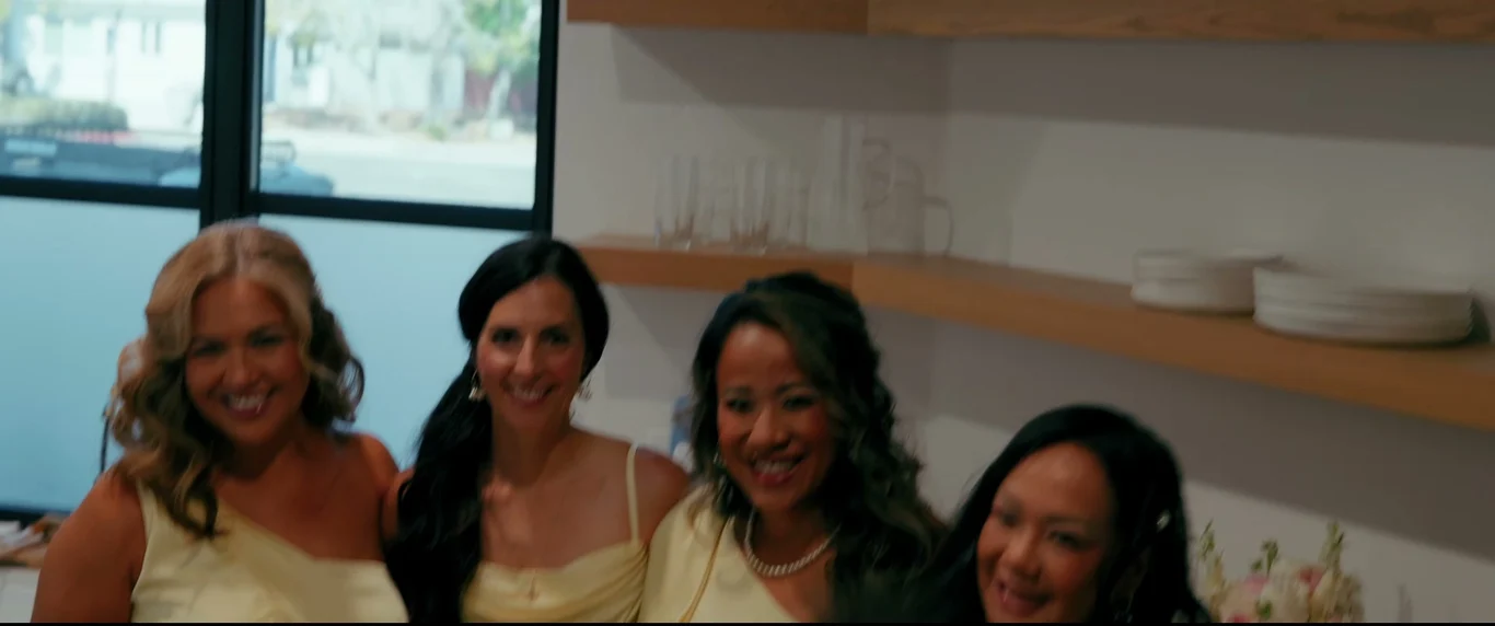 Still from the Kris + Pearl wedding film