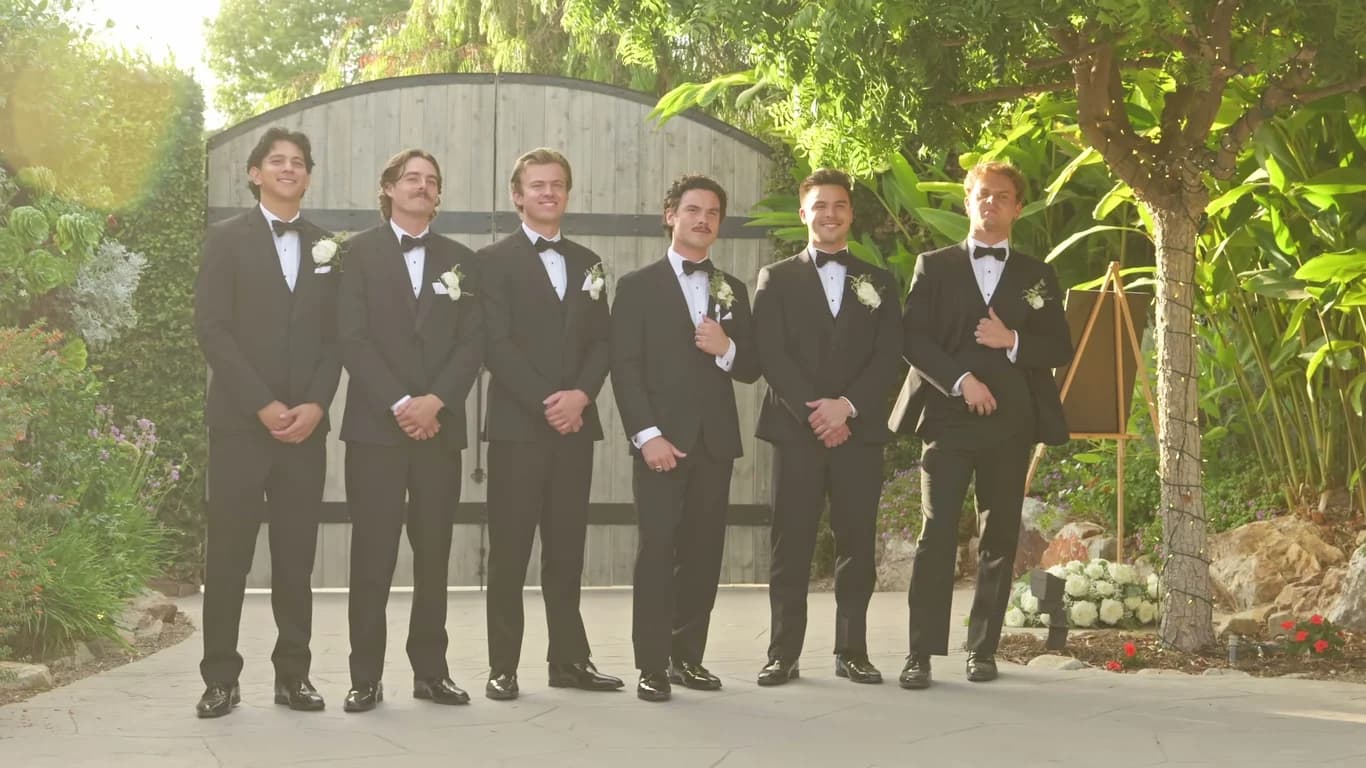 Still from the Zach + Madelin wedding film