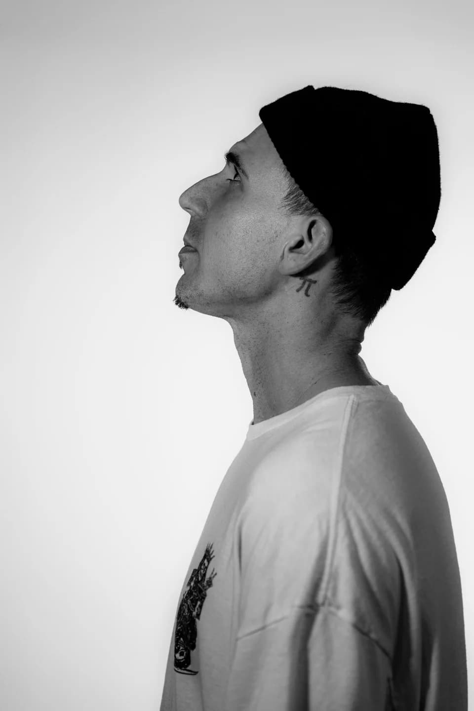 A studio portrait session with colored light — photographed by Paul Dal Studios